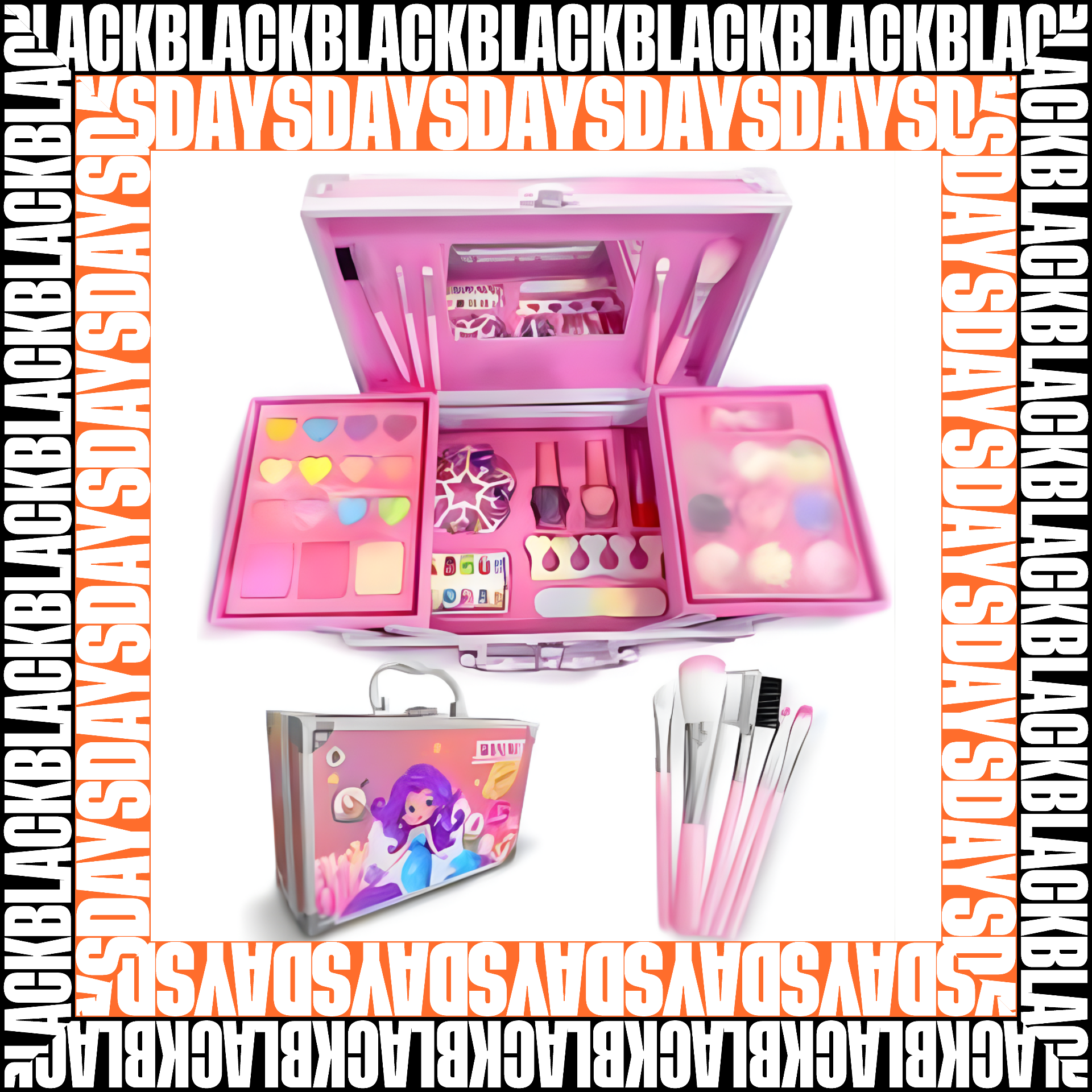 MALETIN DE MAQUILLAJE Black Days.